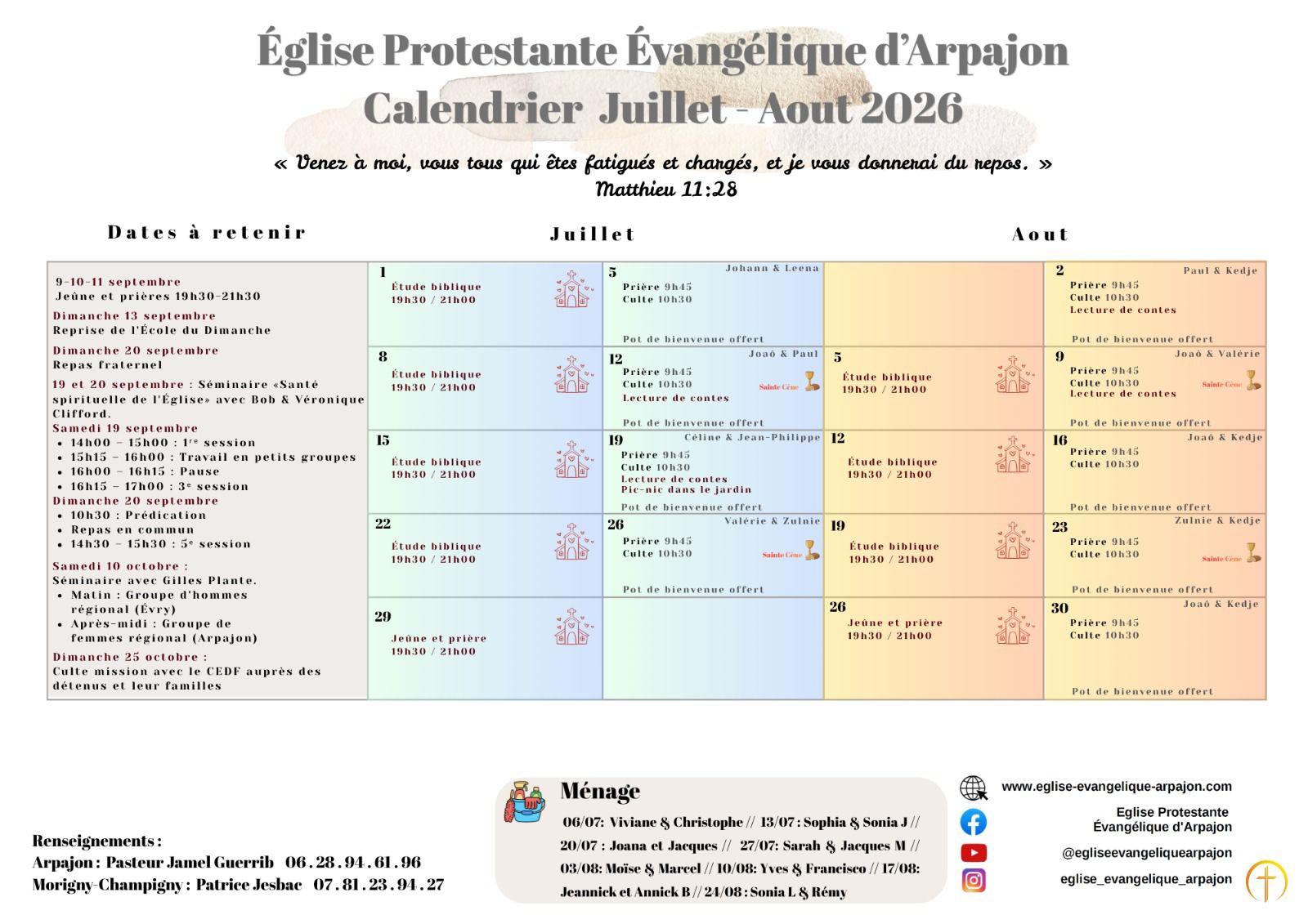 Calendrier