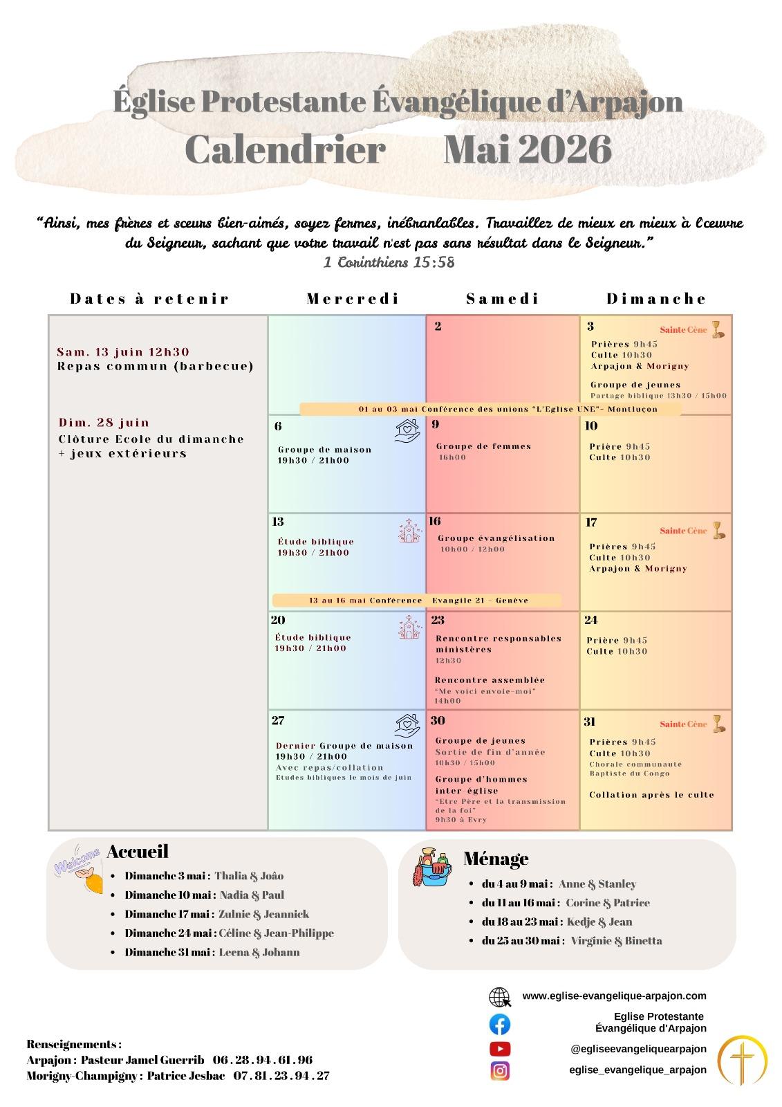 Calendrier